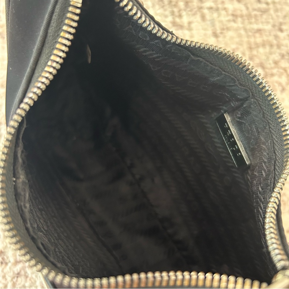 Prada Black Shoulder Bag with Silver Chain - Picture 8 of 16